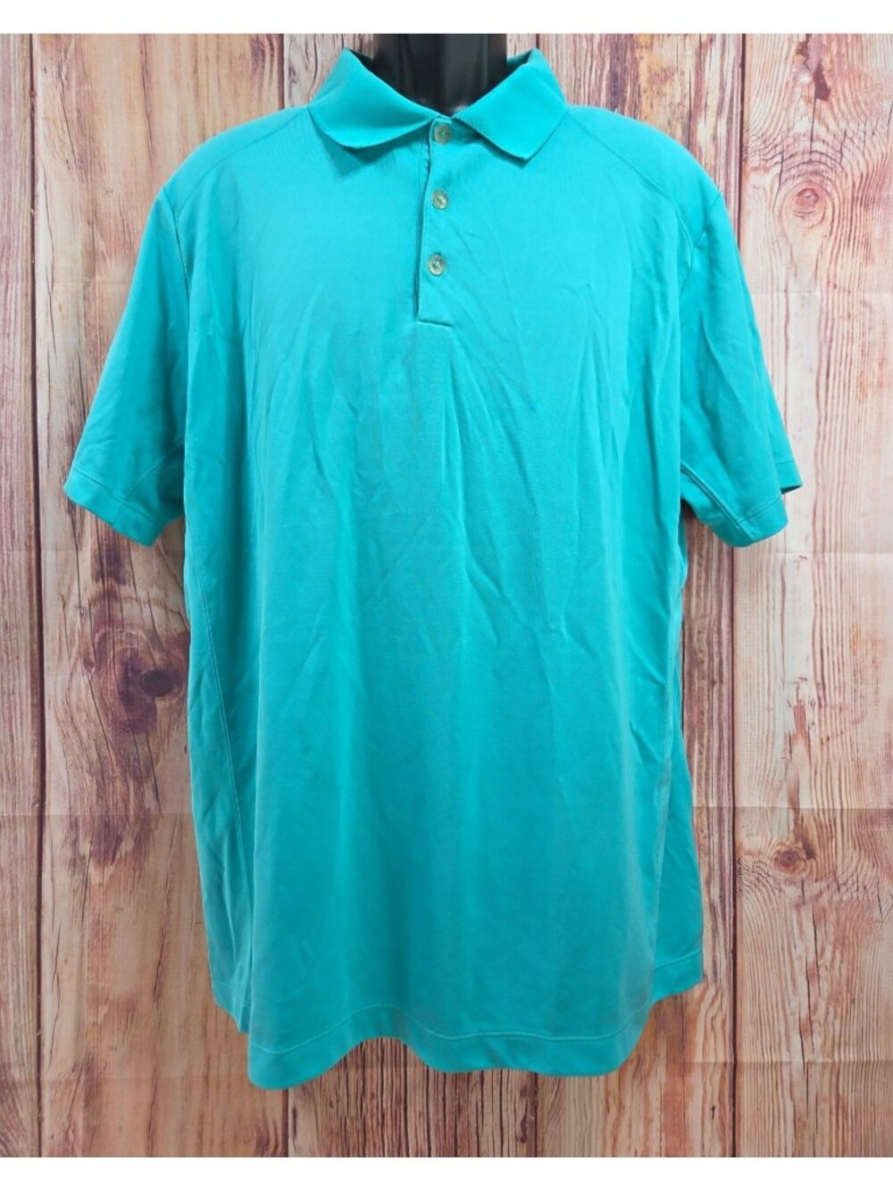 Nike Golf Dri-Fit Tour Performance Polo Shirt XL Teal